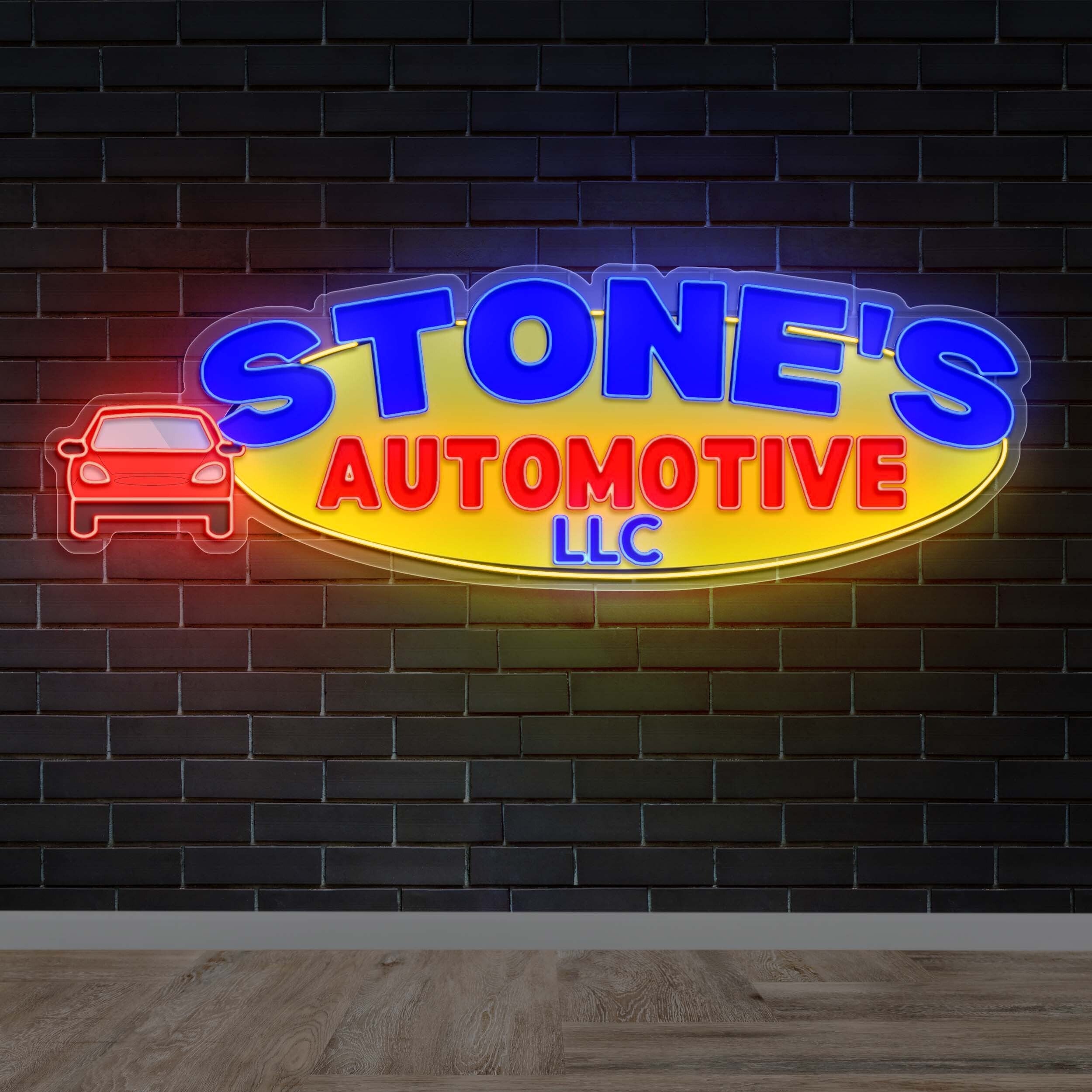 Stone's Automotive | 2nd Version - Premium Neon Artwork