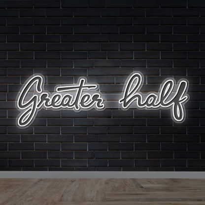 greater half - Premium Neon Artwork