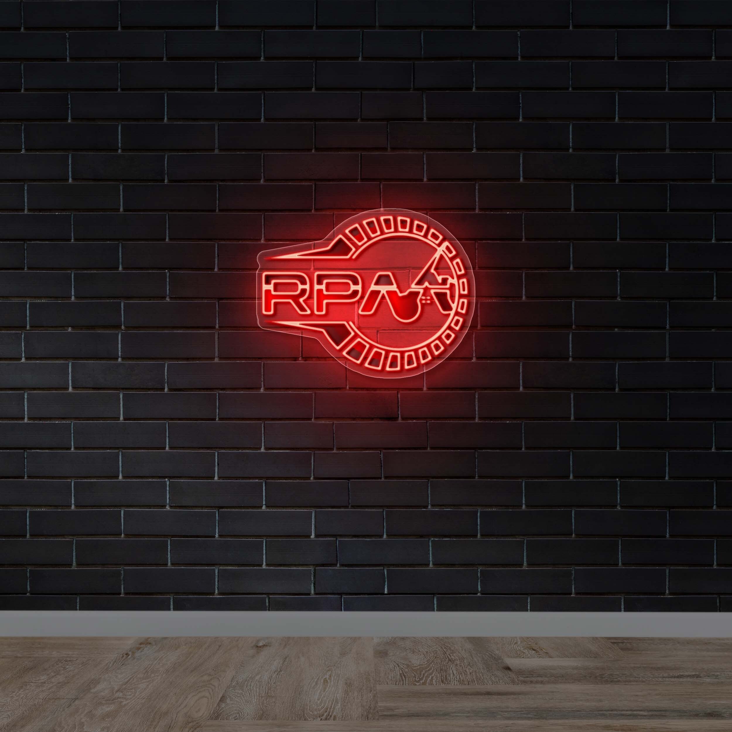 RPM Exterior Services Logo - Premium Neon Artwork