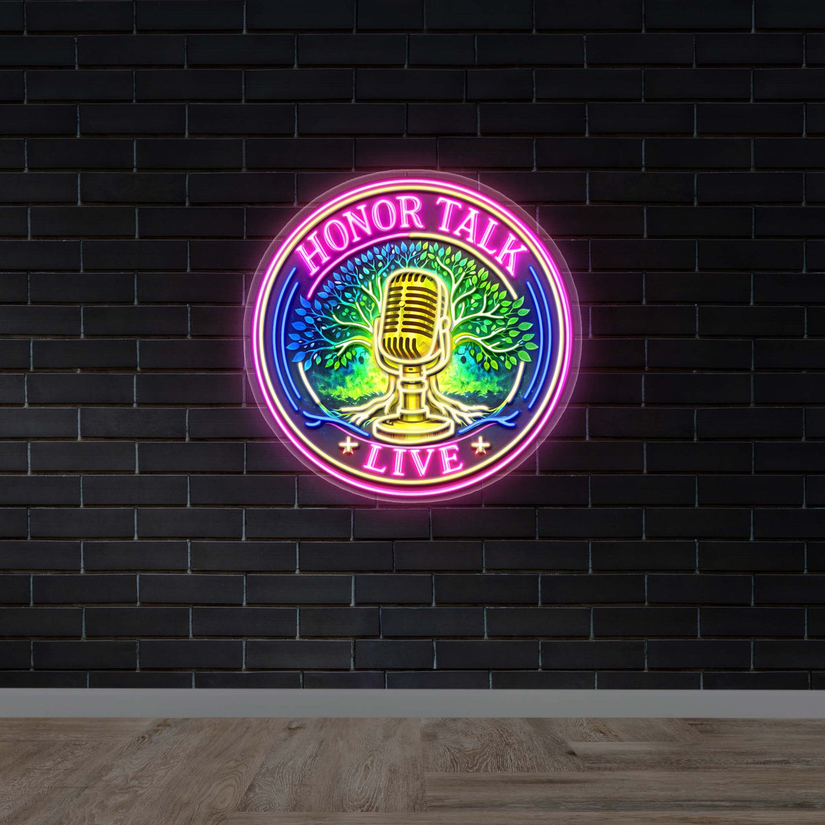 HONOR TALK LIVE - Premium Neon Artwork