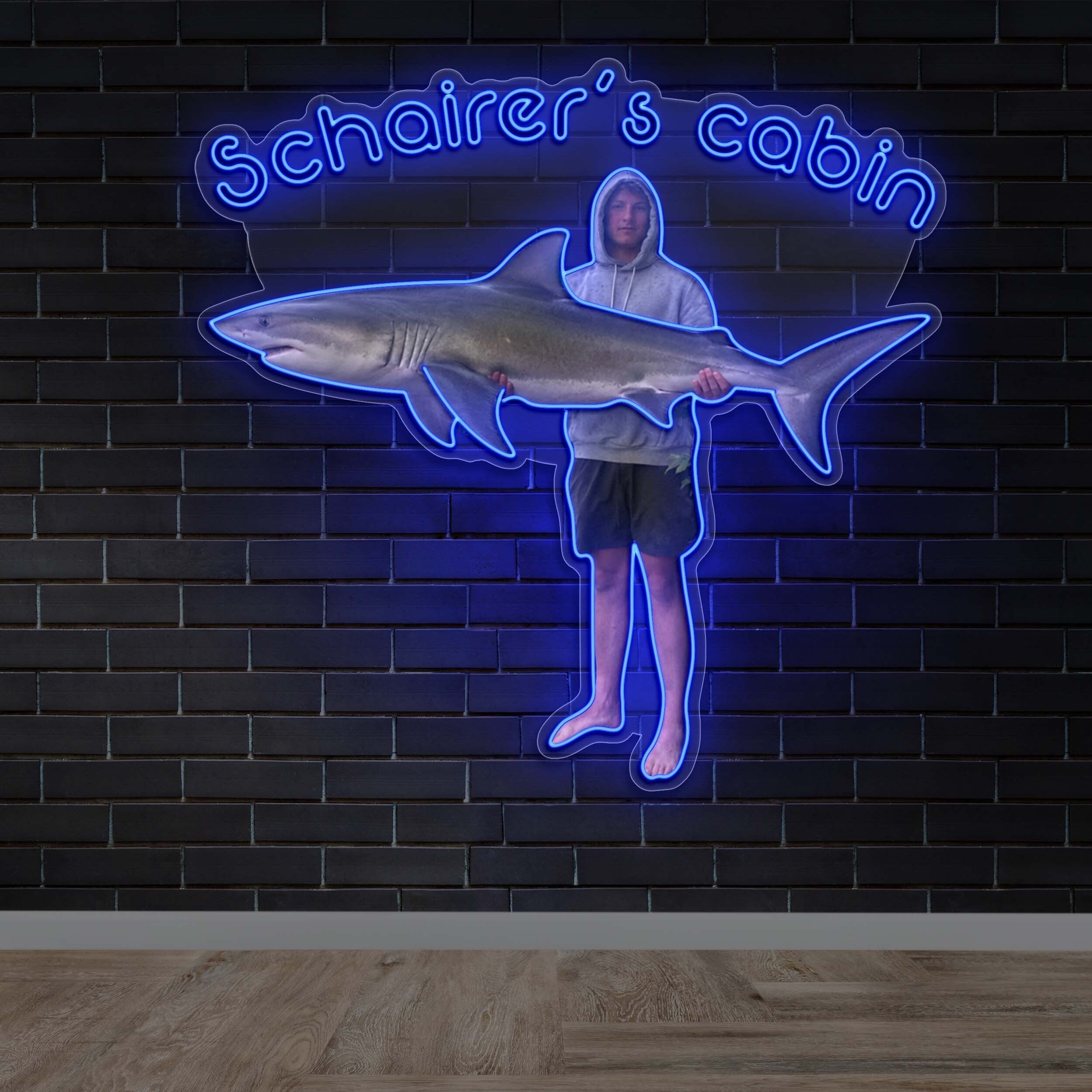 Schairer's Cabin - Premium Neon Artwork