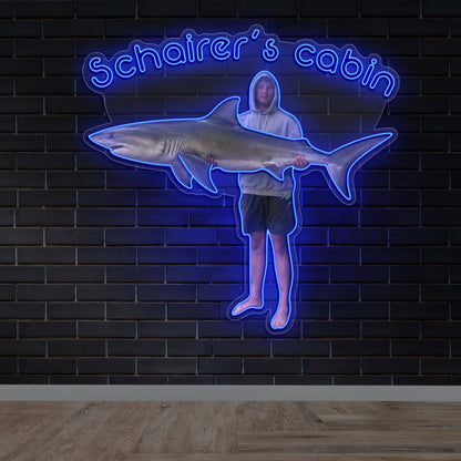 Schairer's Cabin - Premium Neon Artwork