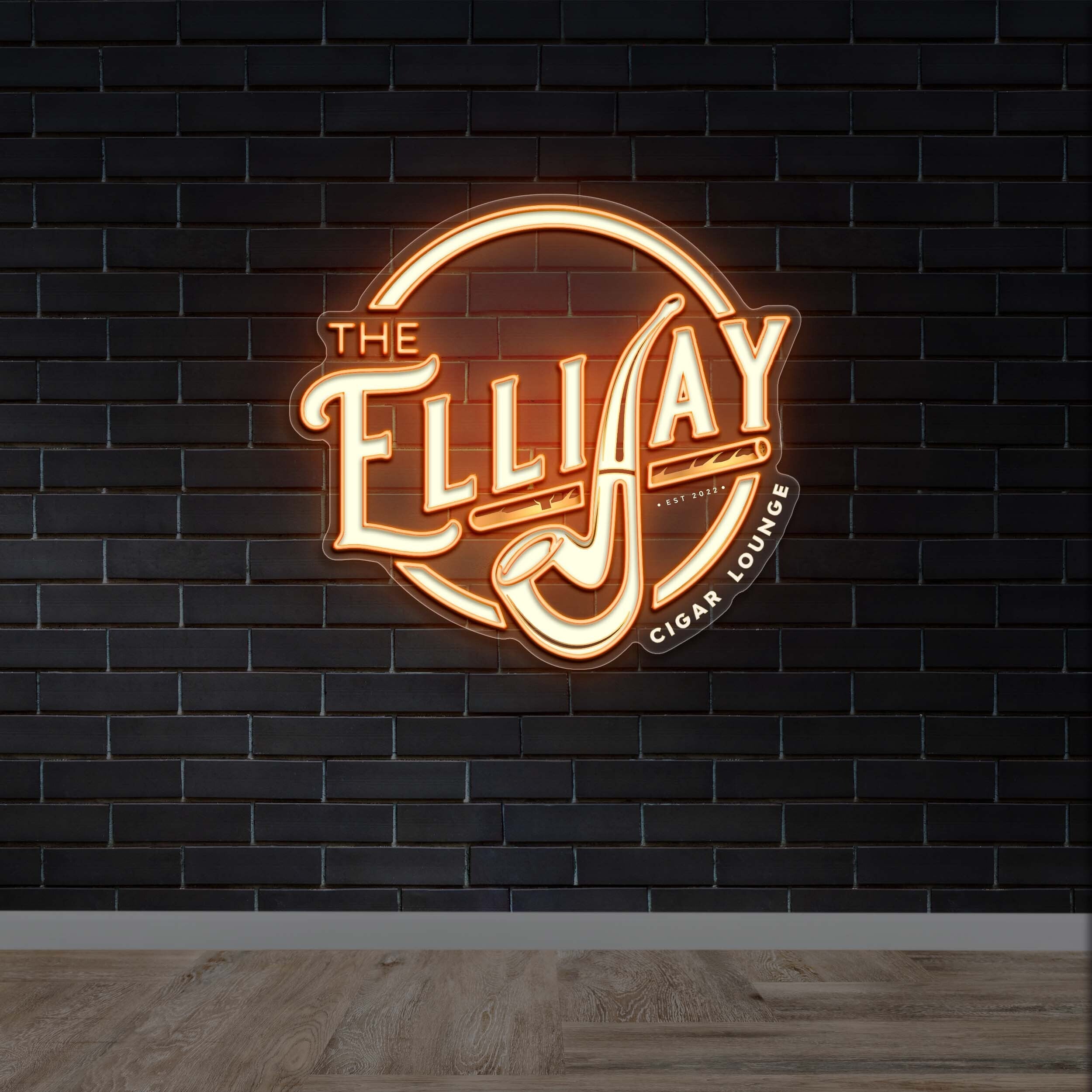 Ellijay Cigar Lounge - Premium Neon Artwork