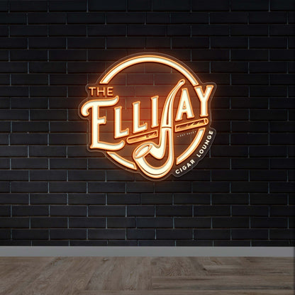 Ellijay Cigar Lounge - Premium Neon Artwork