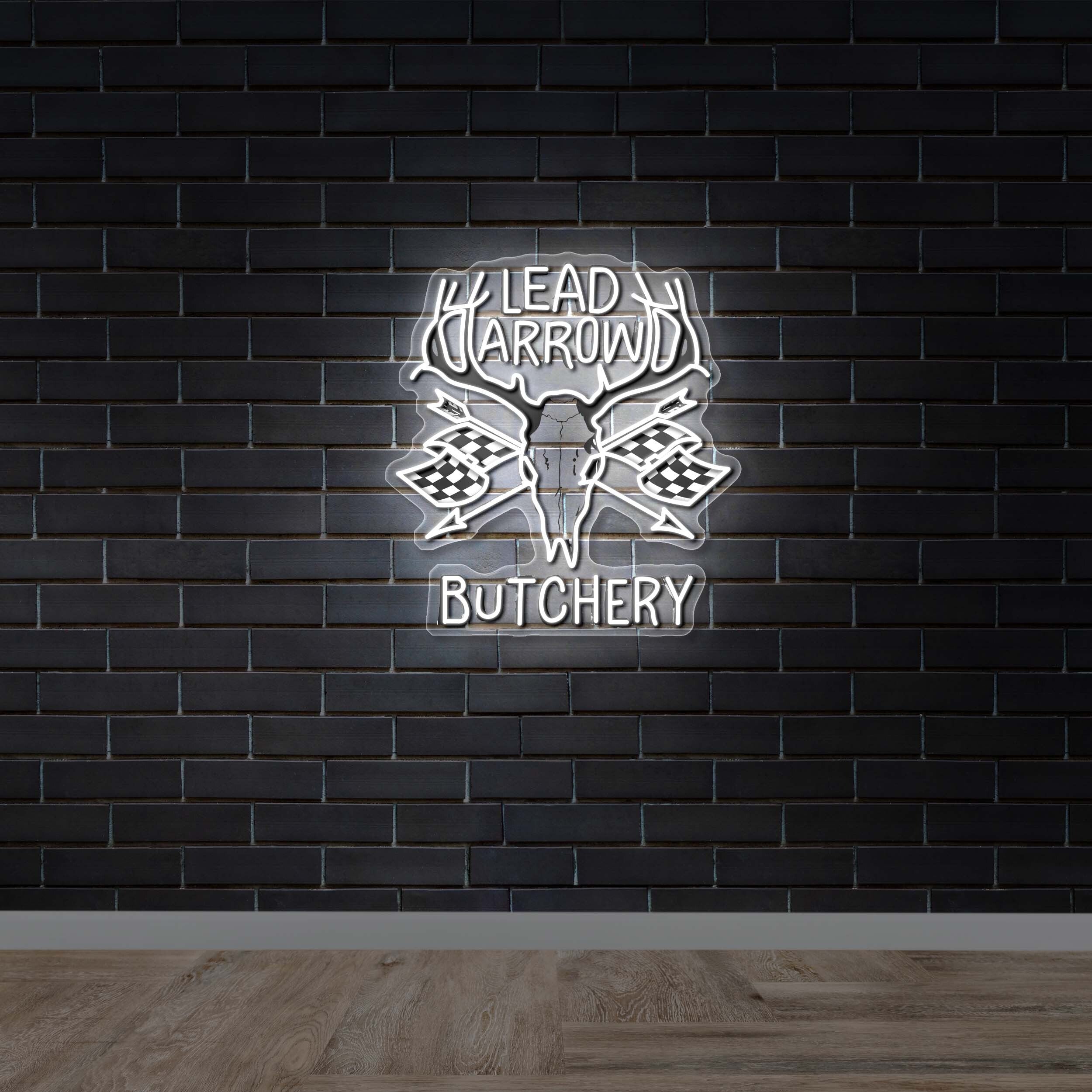 Lead Arrow Butchery - Premium Neon Artwork