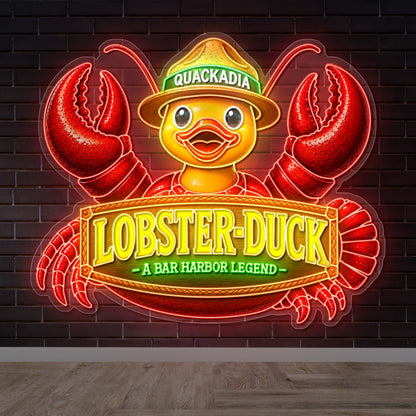 LOBSTER-DUCK | 3rd version - Premium Neon Artwork