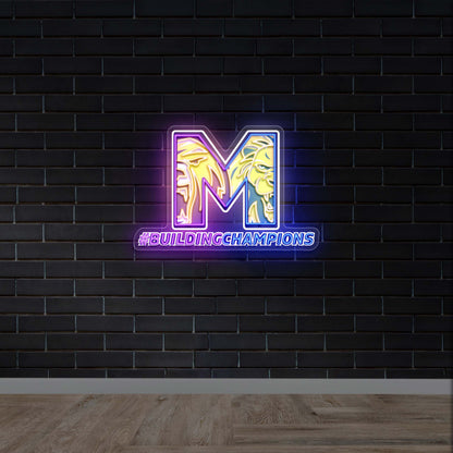 #BUILDINGCHAMPIONS | 2nd Version - Premium Neon Artwork