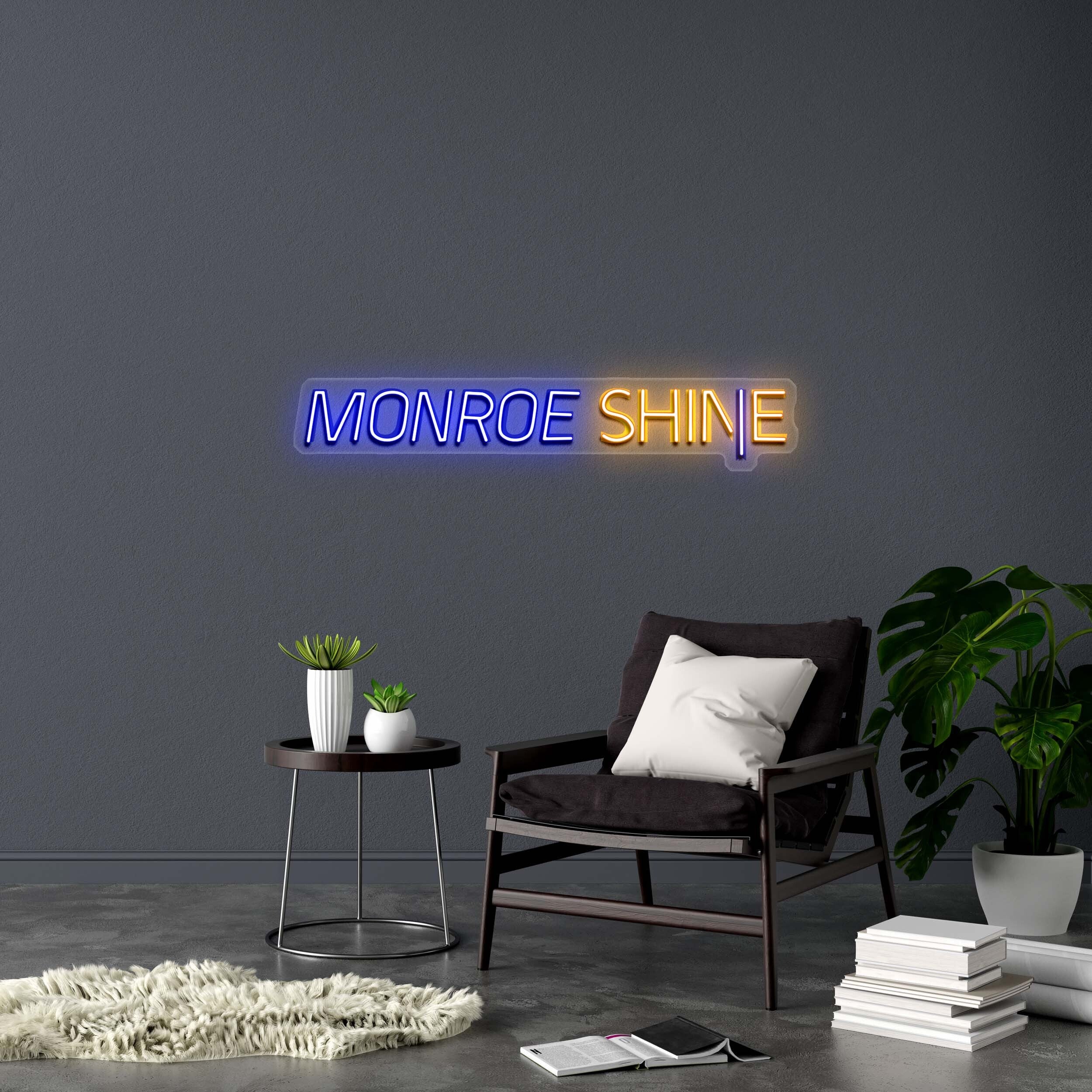 MONROE SHINE - Premium Neon Artwork