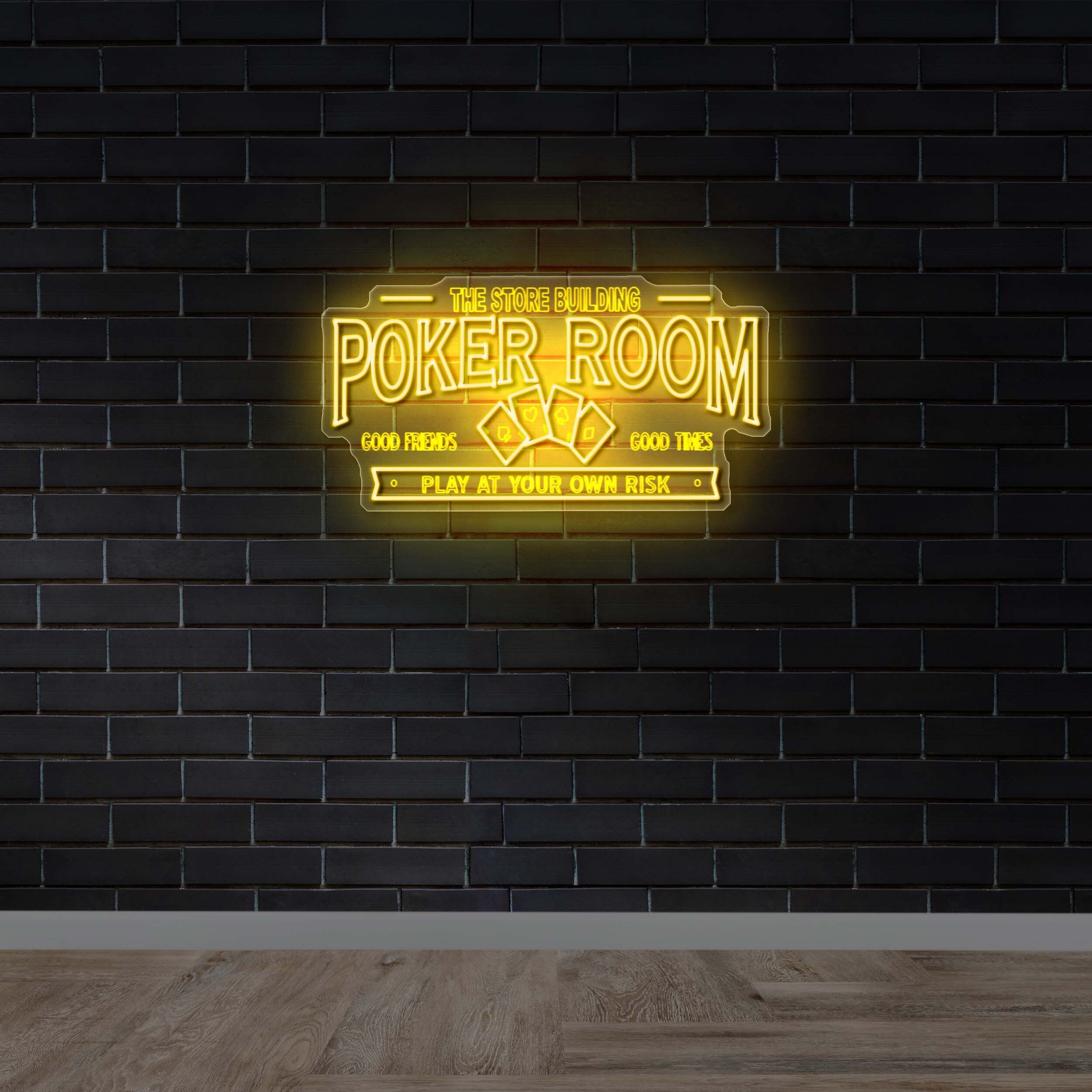 POKER ROOM - Premium Neon Artwork