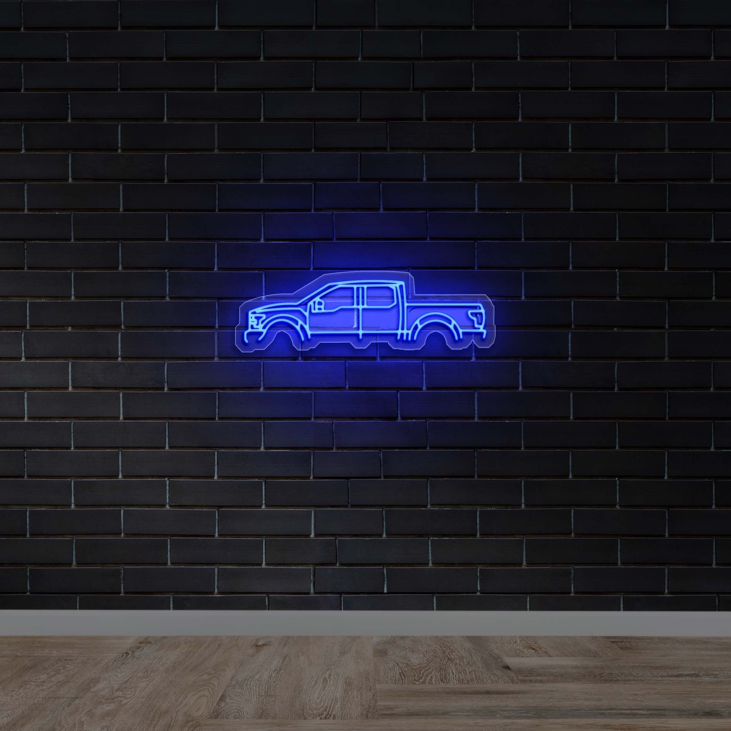 Walker Truck Sales Truck Outline - Premium Neon Artwork