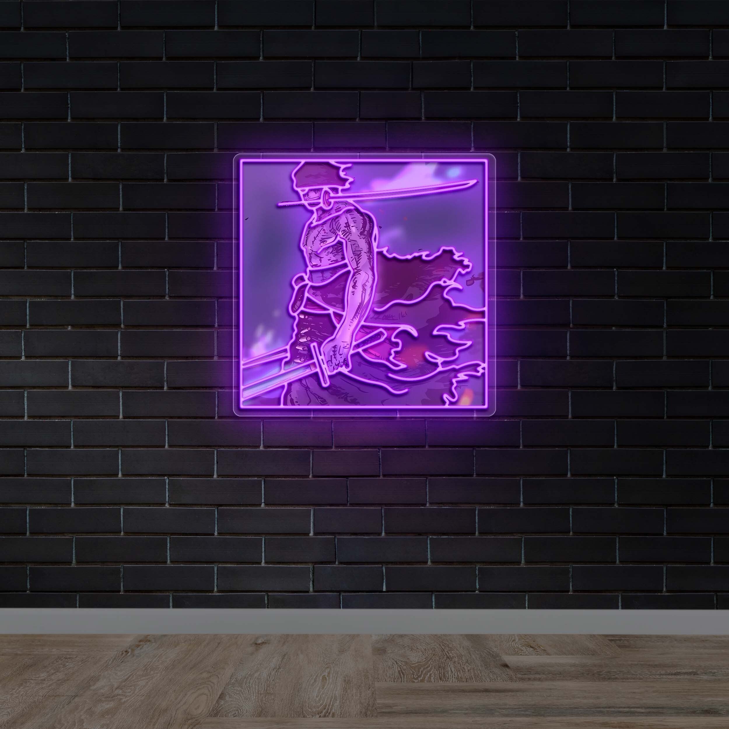 Zoro - Premium Neon Artwork