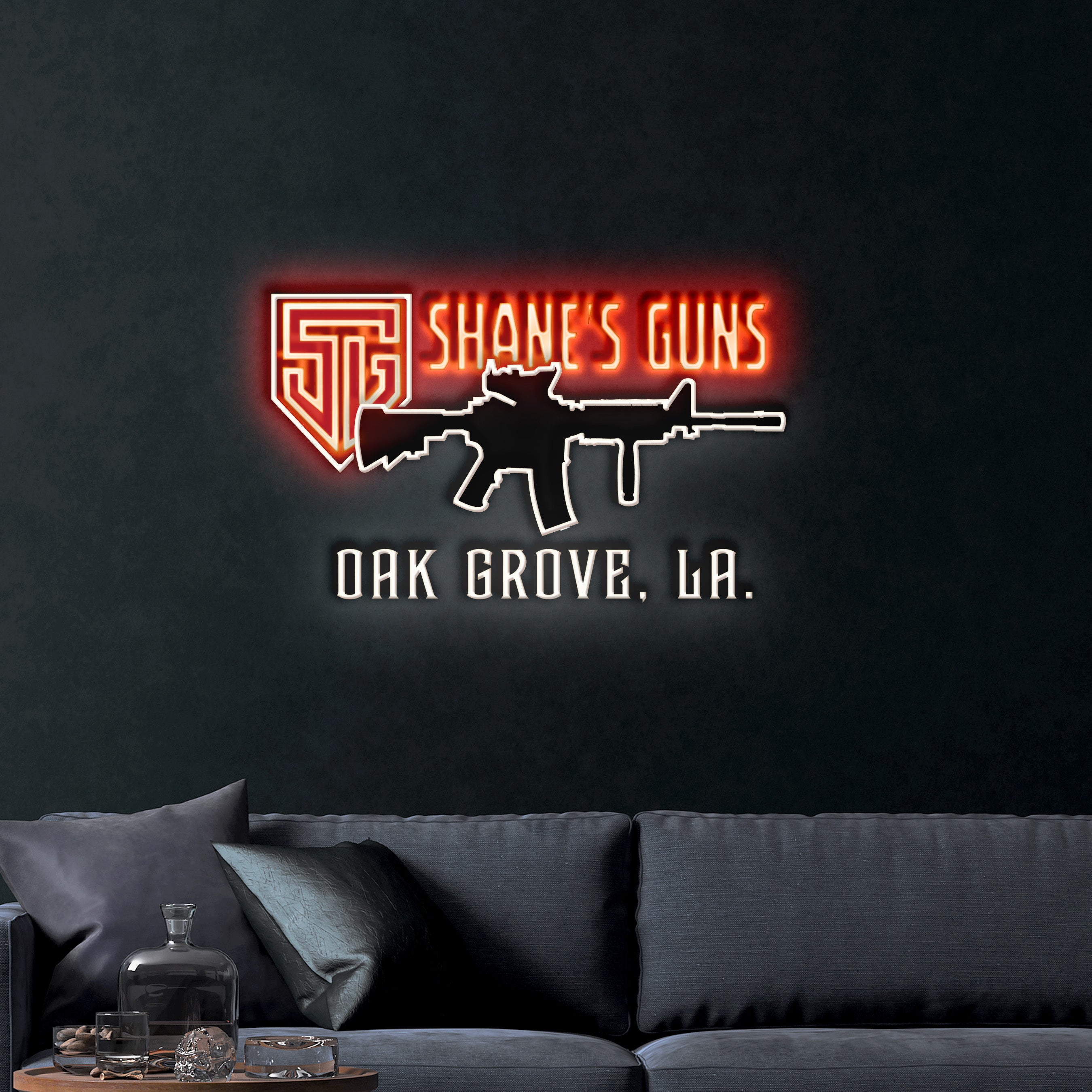 SHANE'S GUNS – Premium Neon Artwork