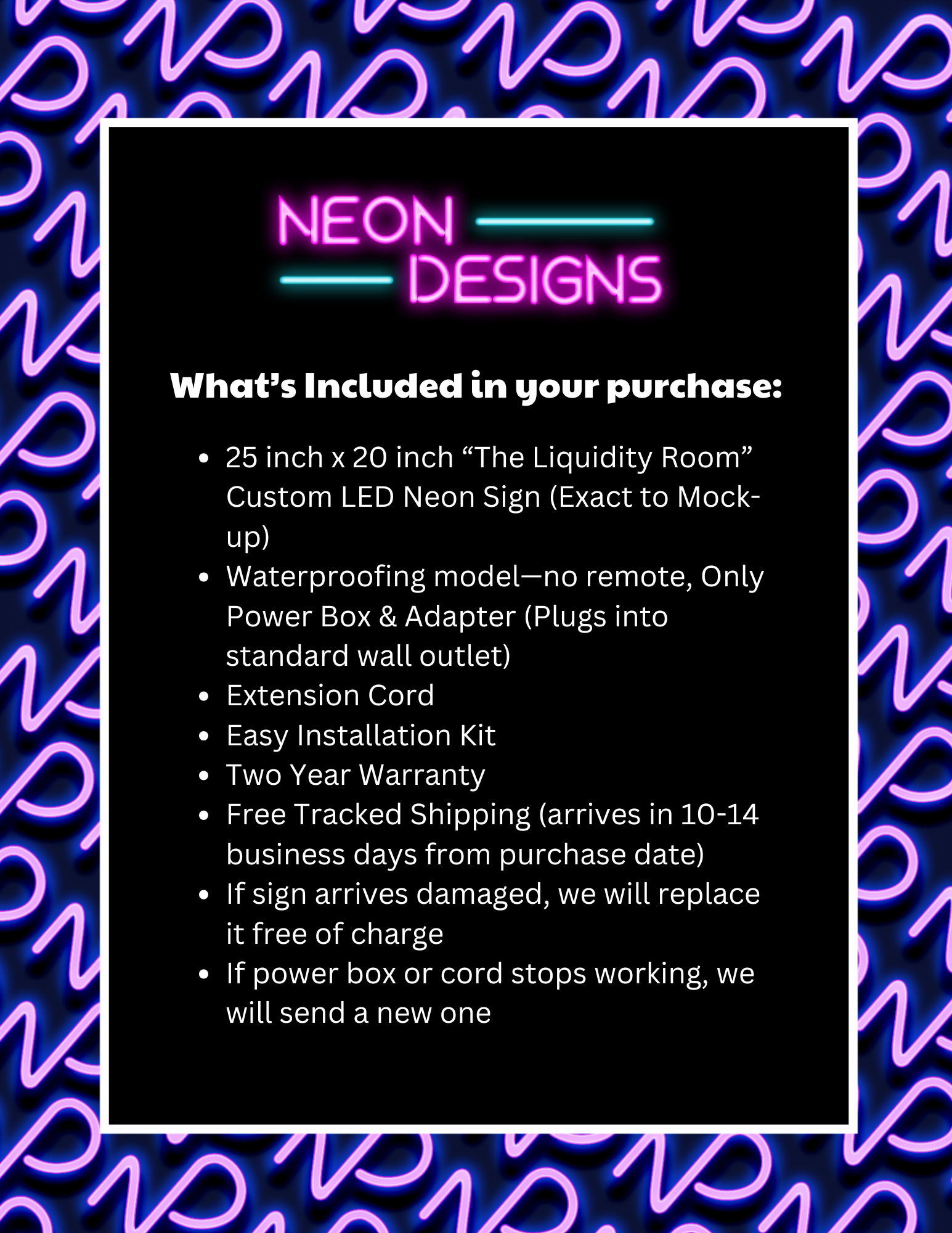 The Liquidity Room - Premium Neon Artwork