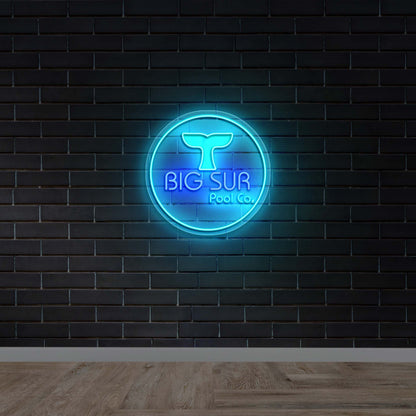 Big Sur Pool Co – Premium Neon Artwork