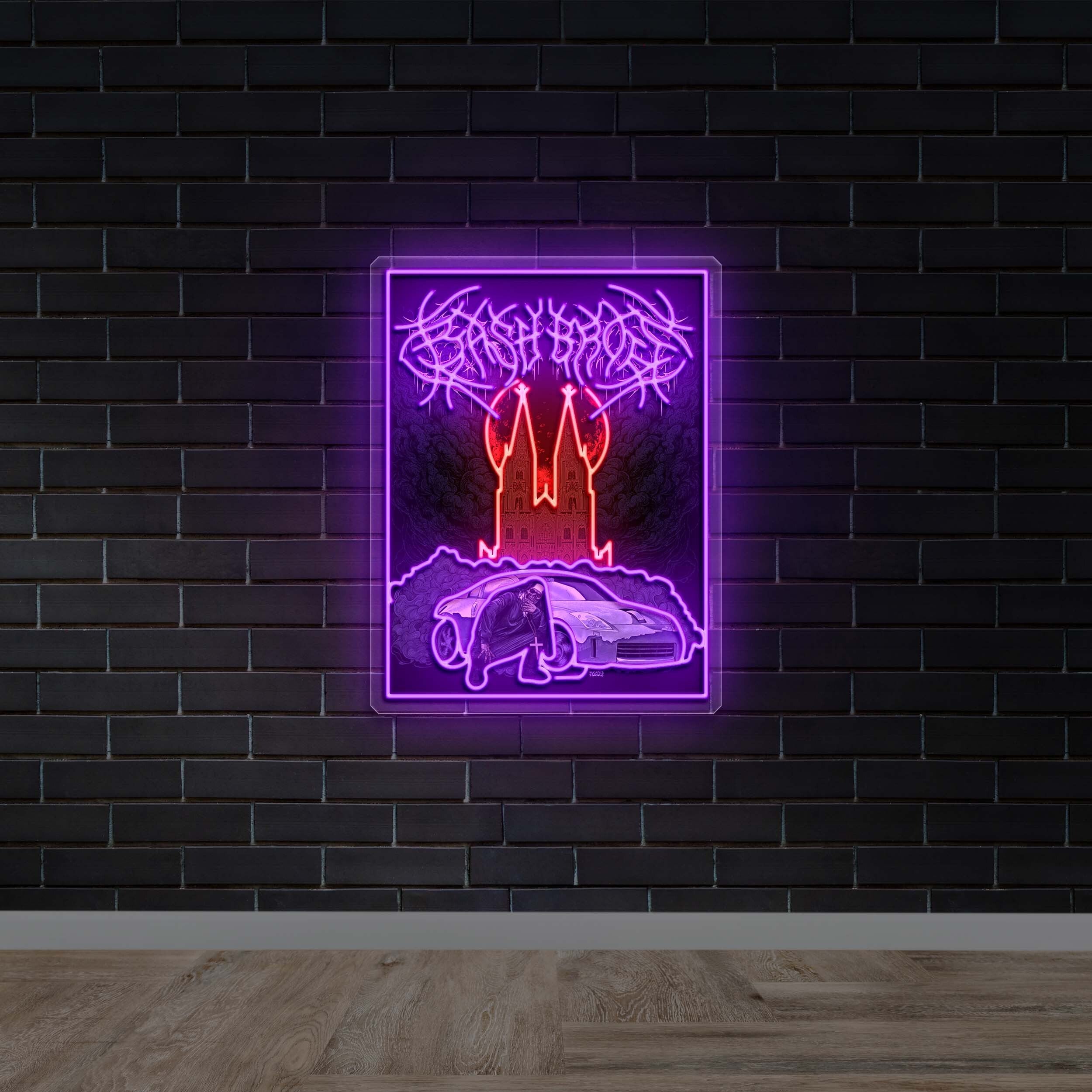 Bash Bros - Premium Neon Artwork
