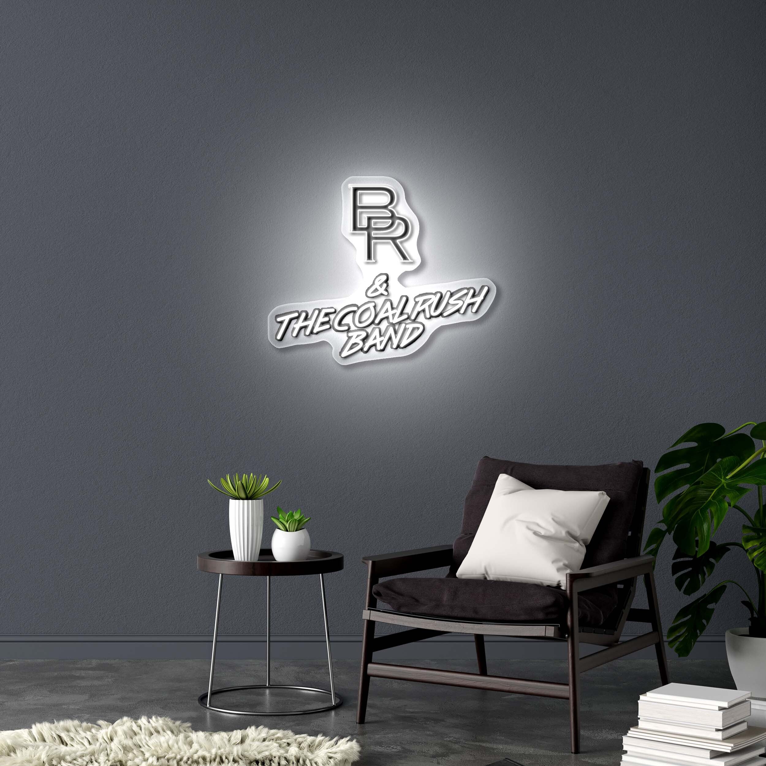 BR & The Coal Rush Band - Premium Neon Artwork