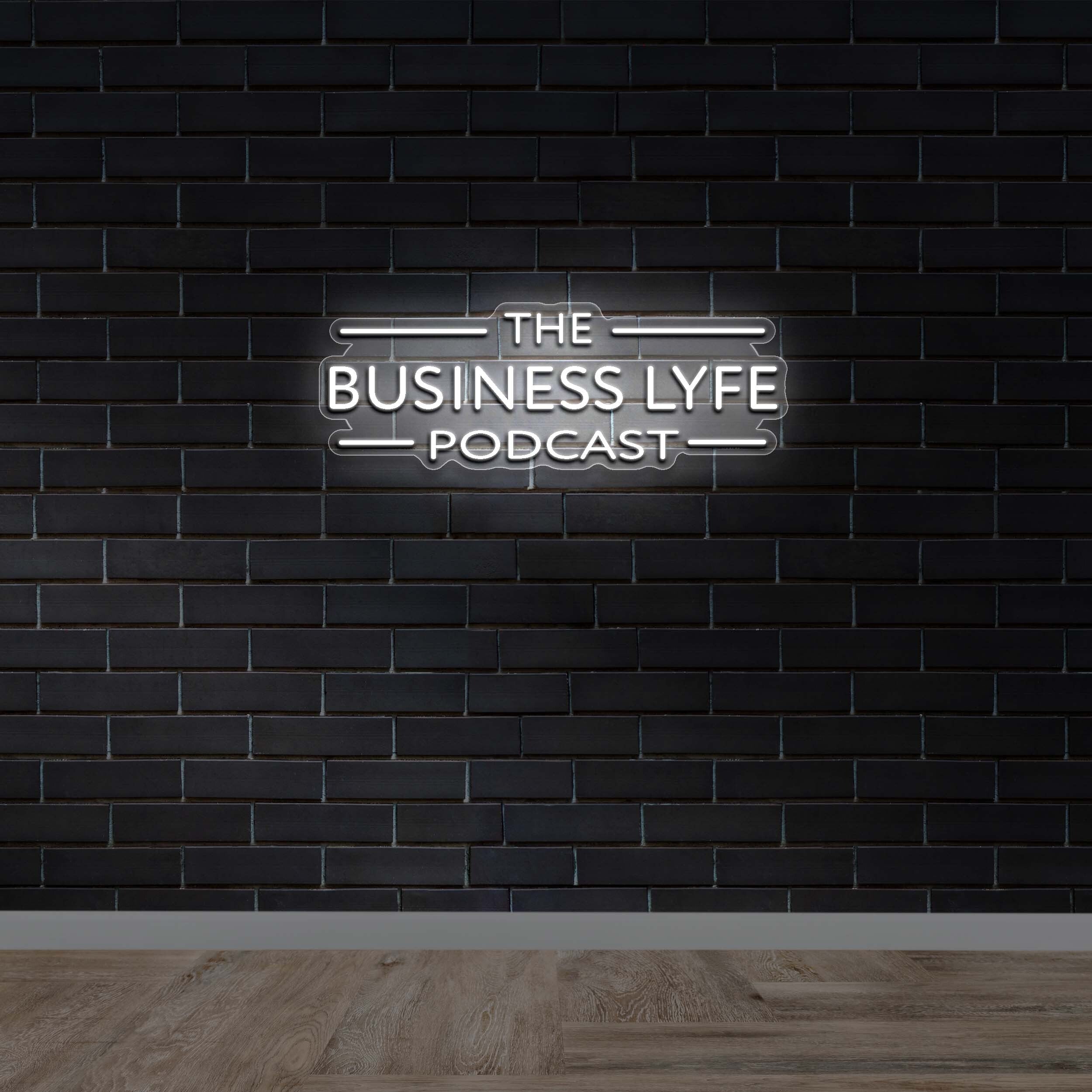 The Business Lyfe Podcast - Premium Neon Artwork