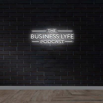 The Business Lyfe Podcast - Premium Neon Artwork