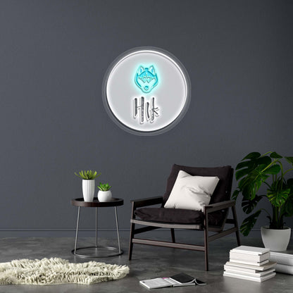 HIK - Premium Neon Artwork