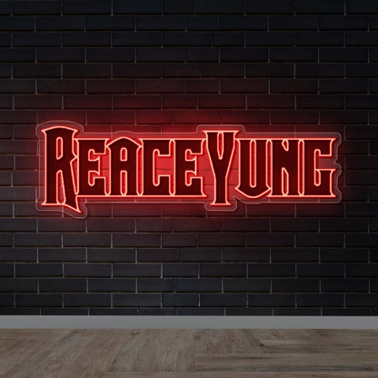 REACE YUNG - Premium Neon Artwork