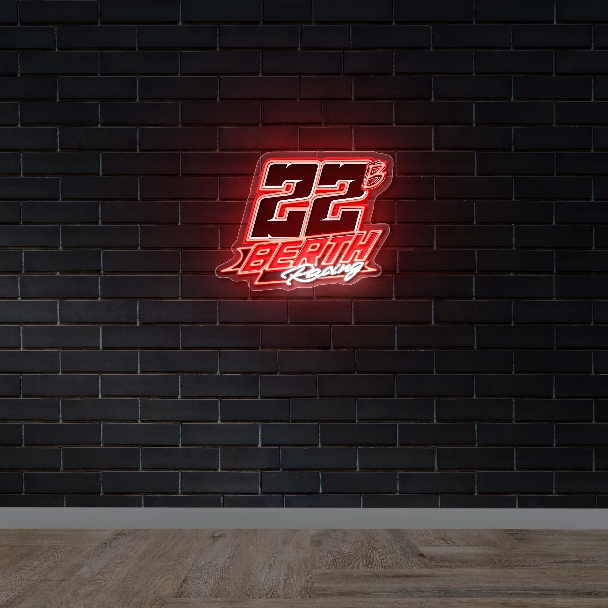 22B Berth Racing – Premium Neon Artwork