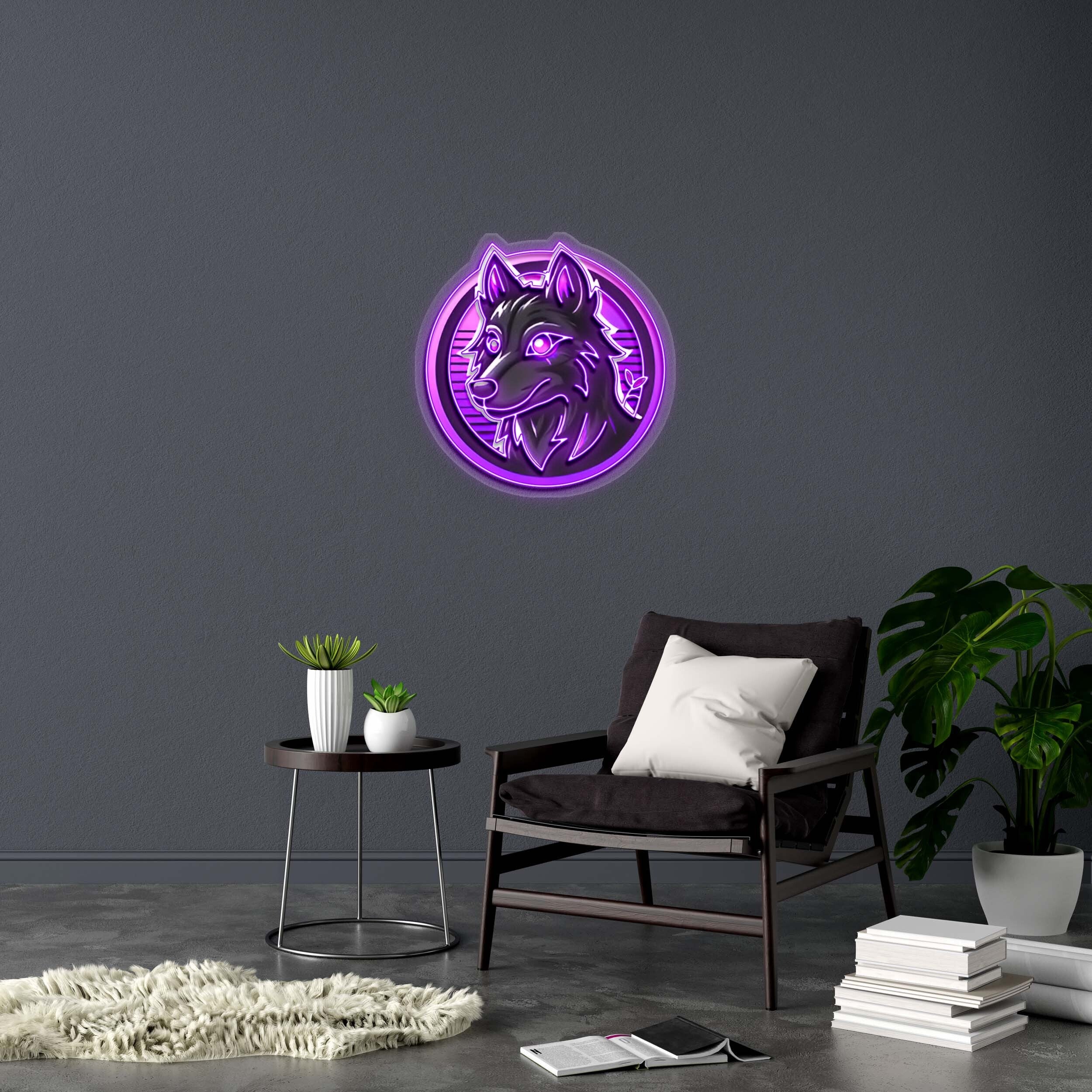 Brandon's Twitch Logo - Premium Neon Artwork