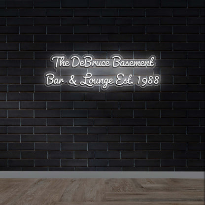 The DeBruce Basement Bar - Premium Neon Artwork