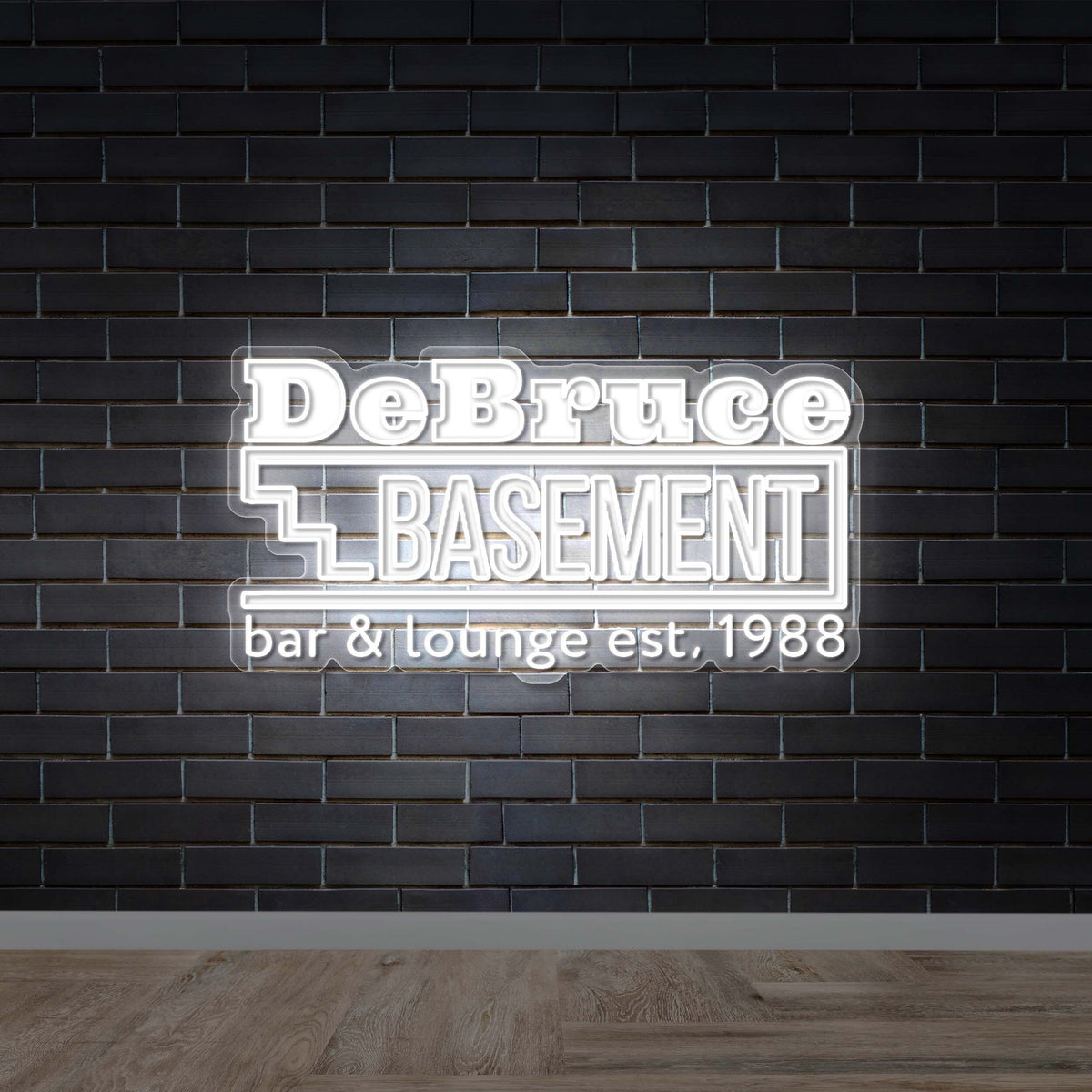 The DeBruce Basement Bar - Premium Neon Artwork