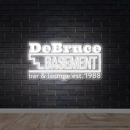 The DeBruce Basement Bar - Premium Neon Artwork