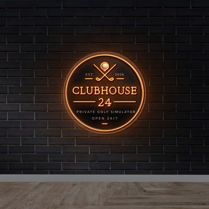 CLUBHOUSE 24 - Premium Neon Artwork