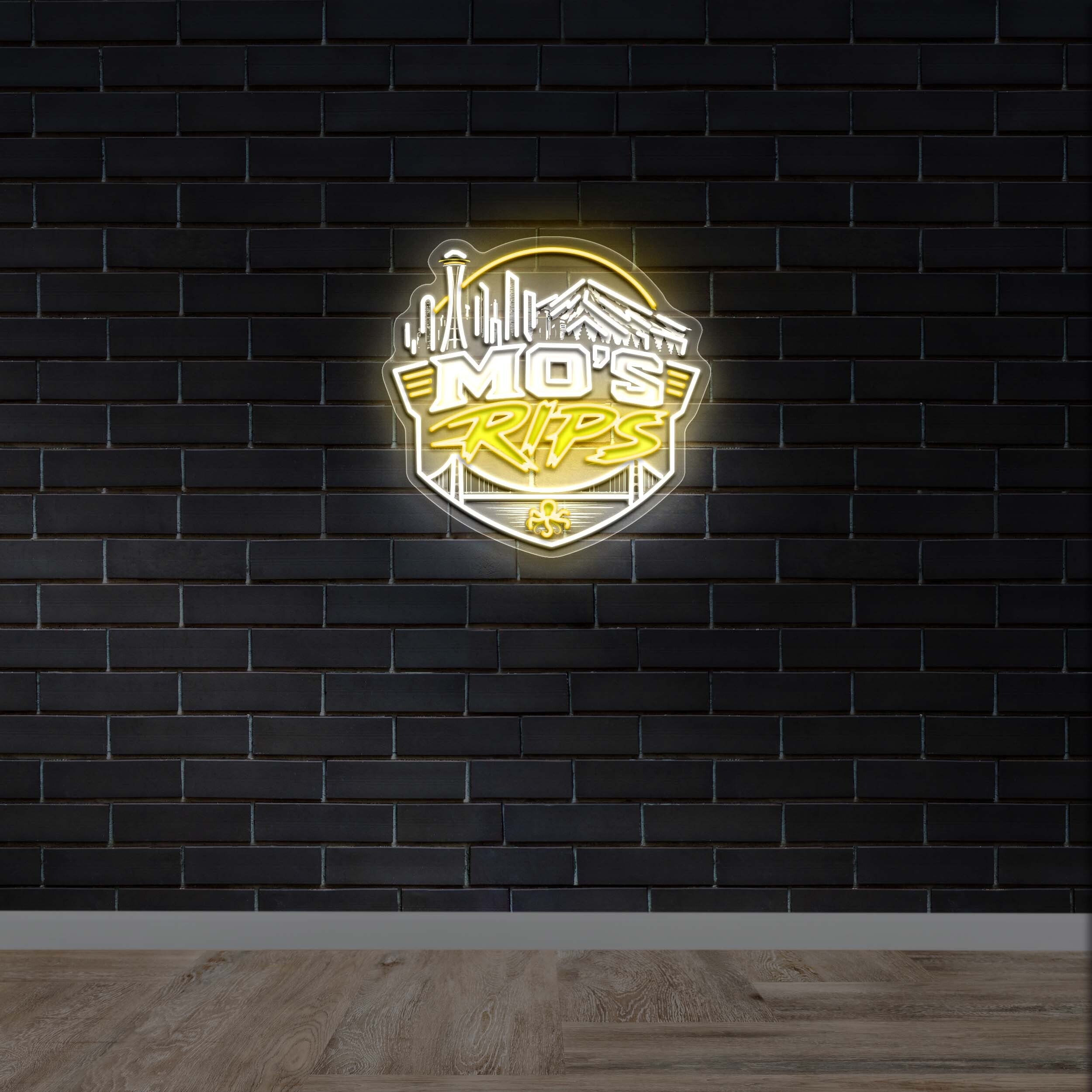 MO'S RIPS - Premium Neon Artwork