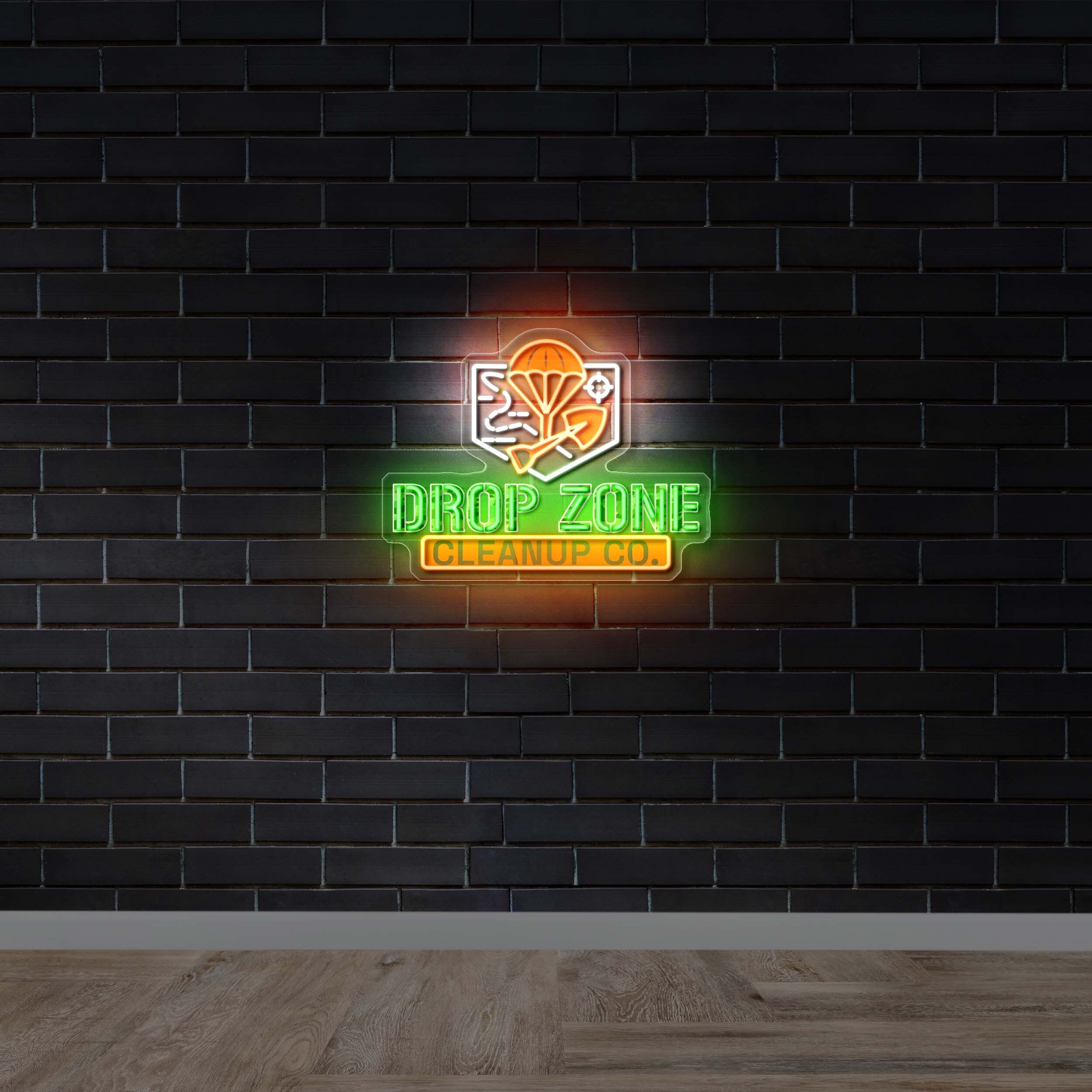 DROP ZONE -  Premium Neon Artwork