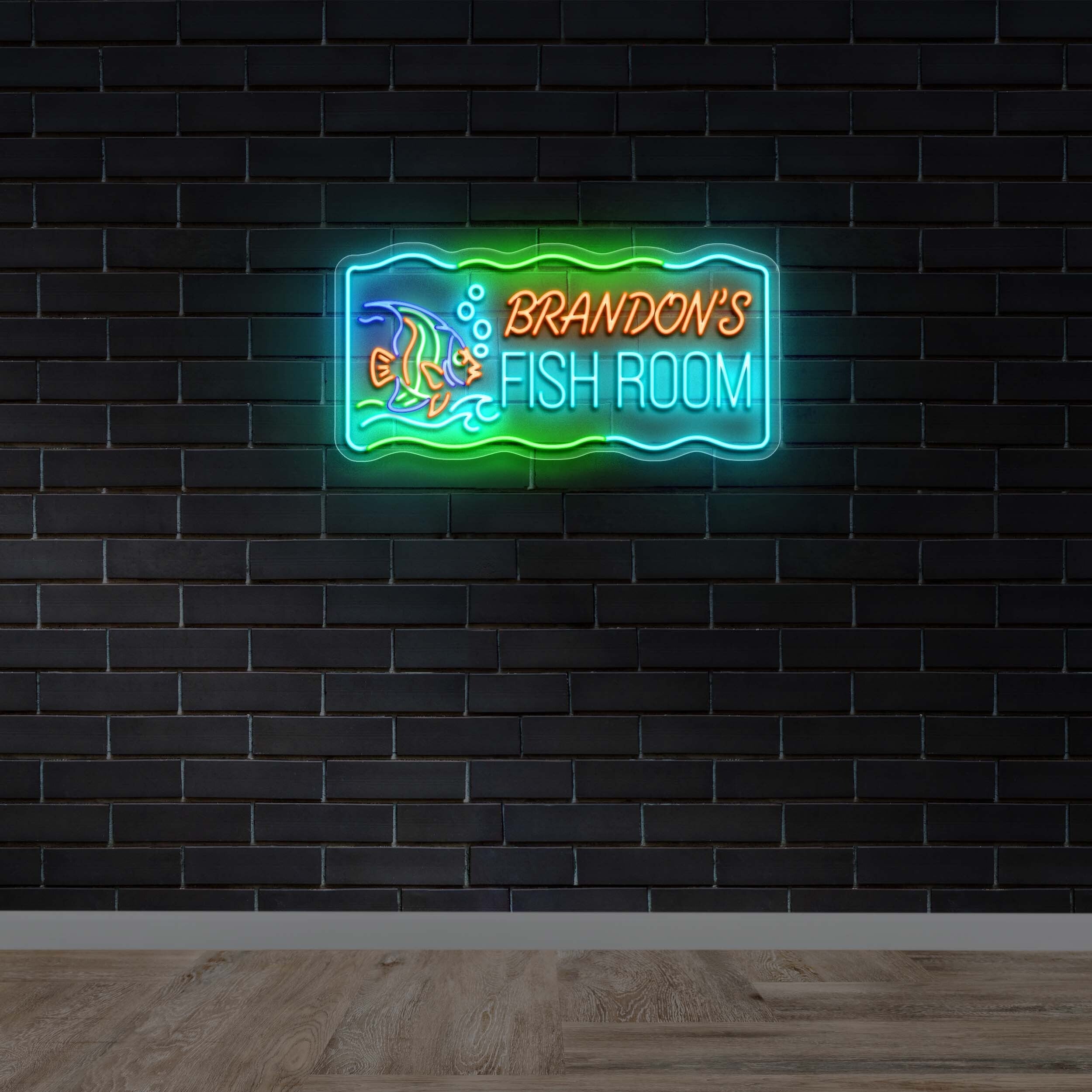 BRANDON'S FISH ROOM - Premium Neon Artwork