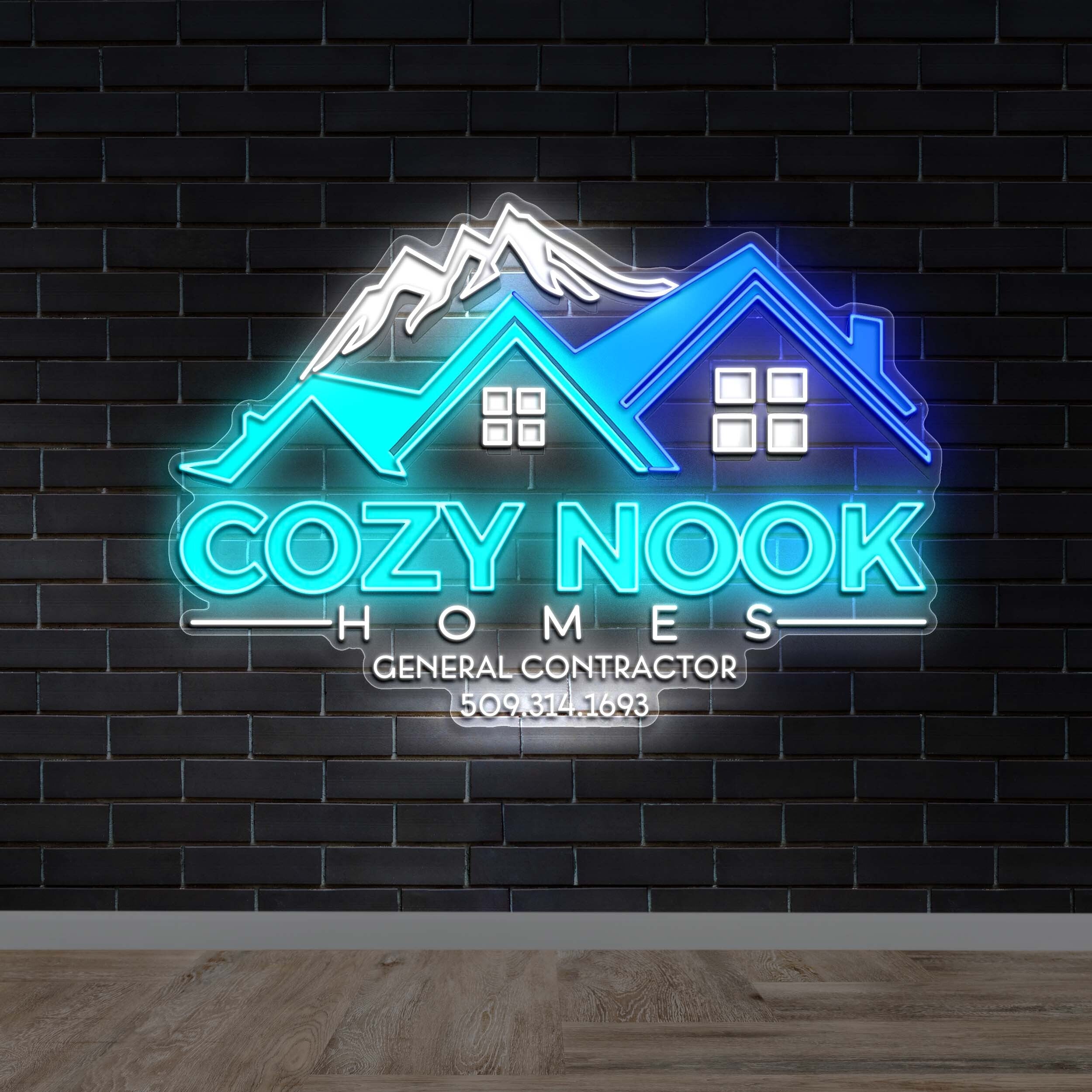 COZY NOOK HOMES General Contractor - Premium Neon Artwork