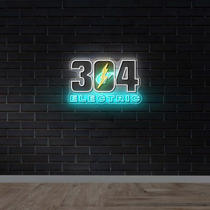 304 Electric - Premium Neon Artwork