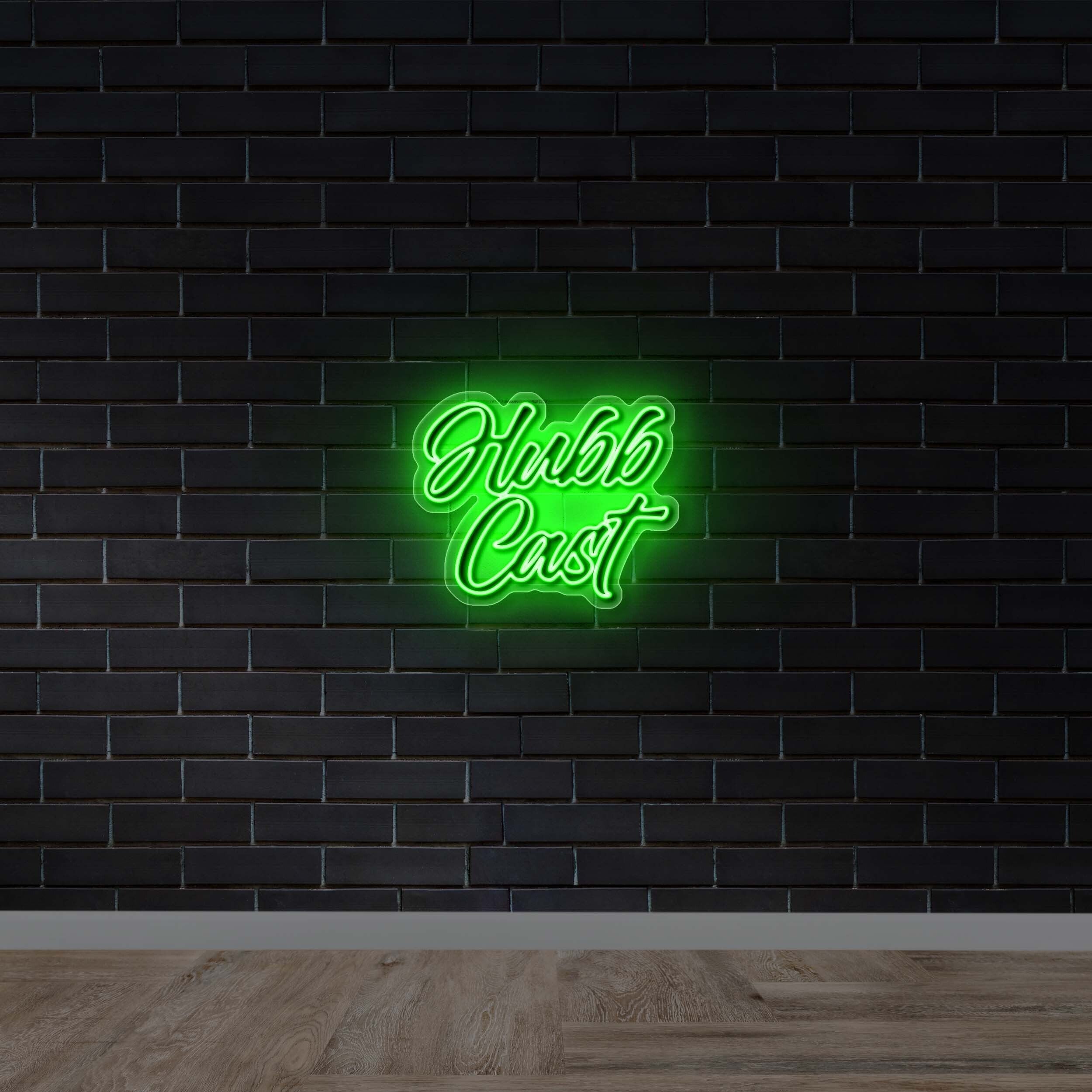 Hubb Cast - Premium Neon Artwork