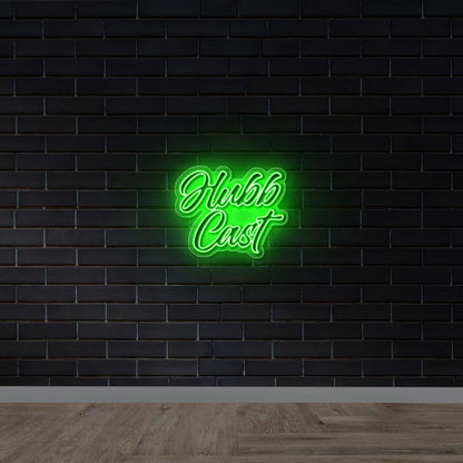 Hubb Cast - Premium Neon Artwork