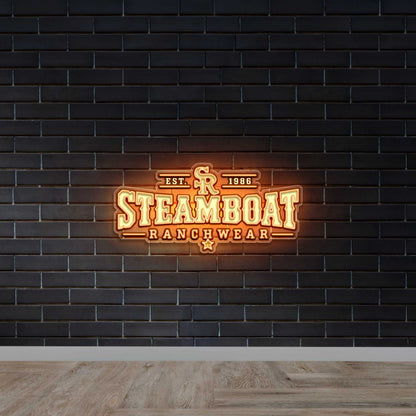 Steamboat Ranchwear - Premium Neon Artwork