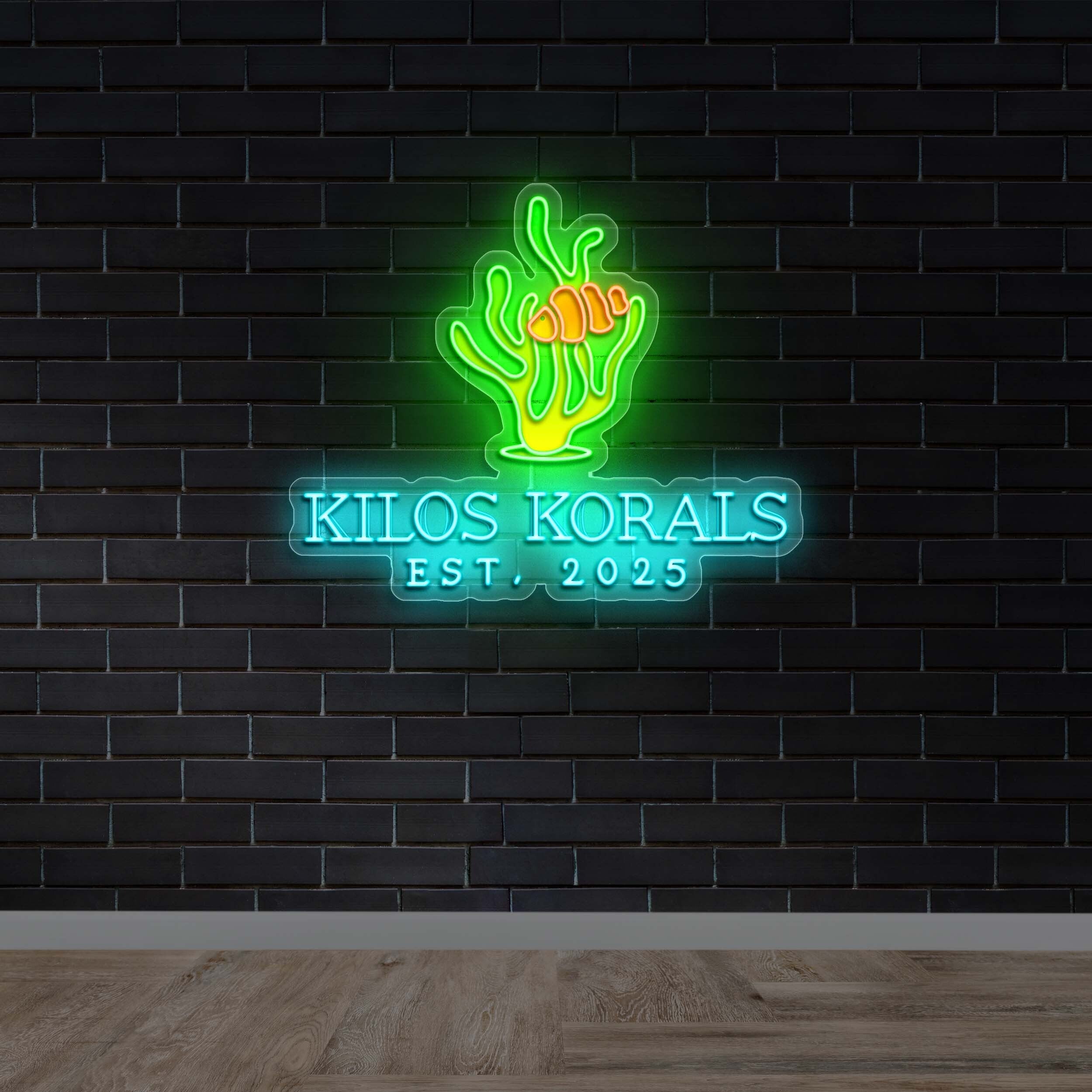 Kilos Korals - Premium Neon Artwork