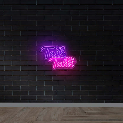 Tail Talk - Premium Neon Artwork