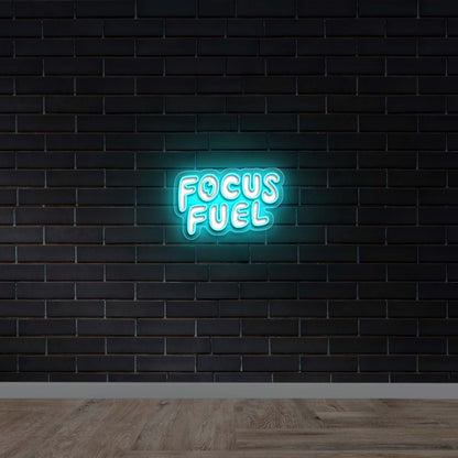 FOCUS FUEL - Premium Neon Artwork