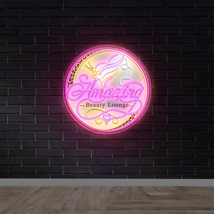 Amazing Beauty Lounge - Premium Neon Artwork