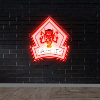 CAP CITY - Premium Neon Artwork