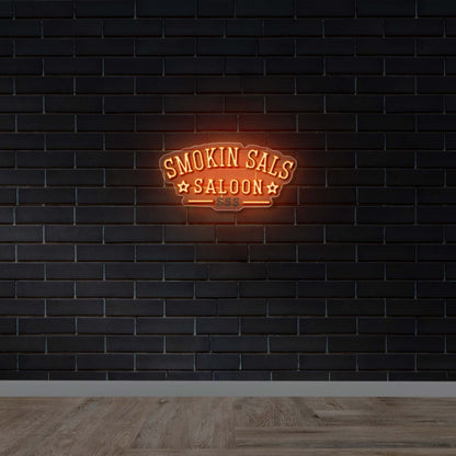 SMOKIN SALS SALOON - Premium Neon Artwork