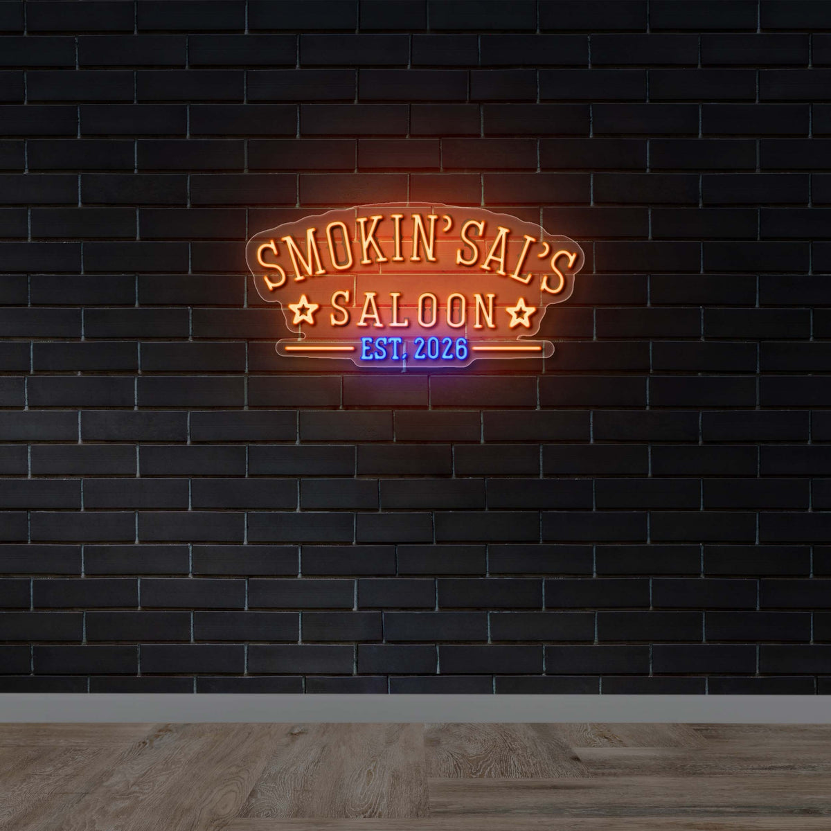 SMOKIN' SAL'S SALOON - Premium Neon Artwork