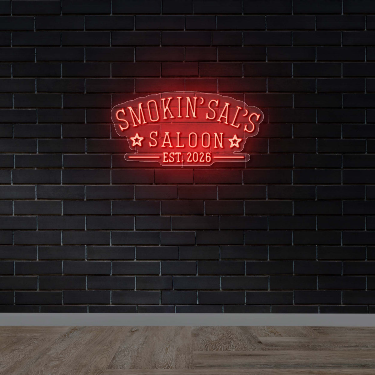 SMOKIN' SAL'S SALOON - Premium Neon Artwork