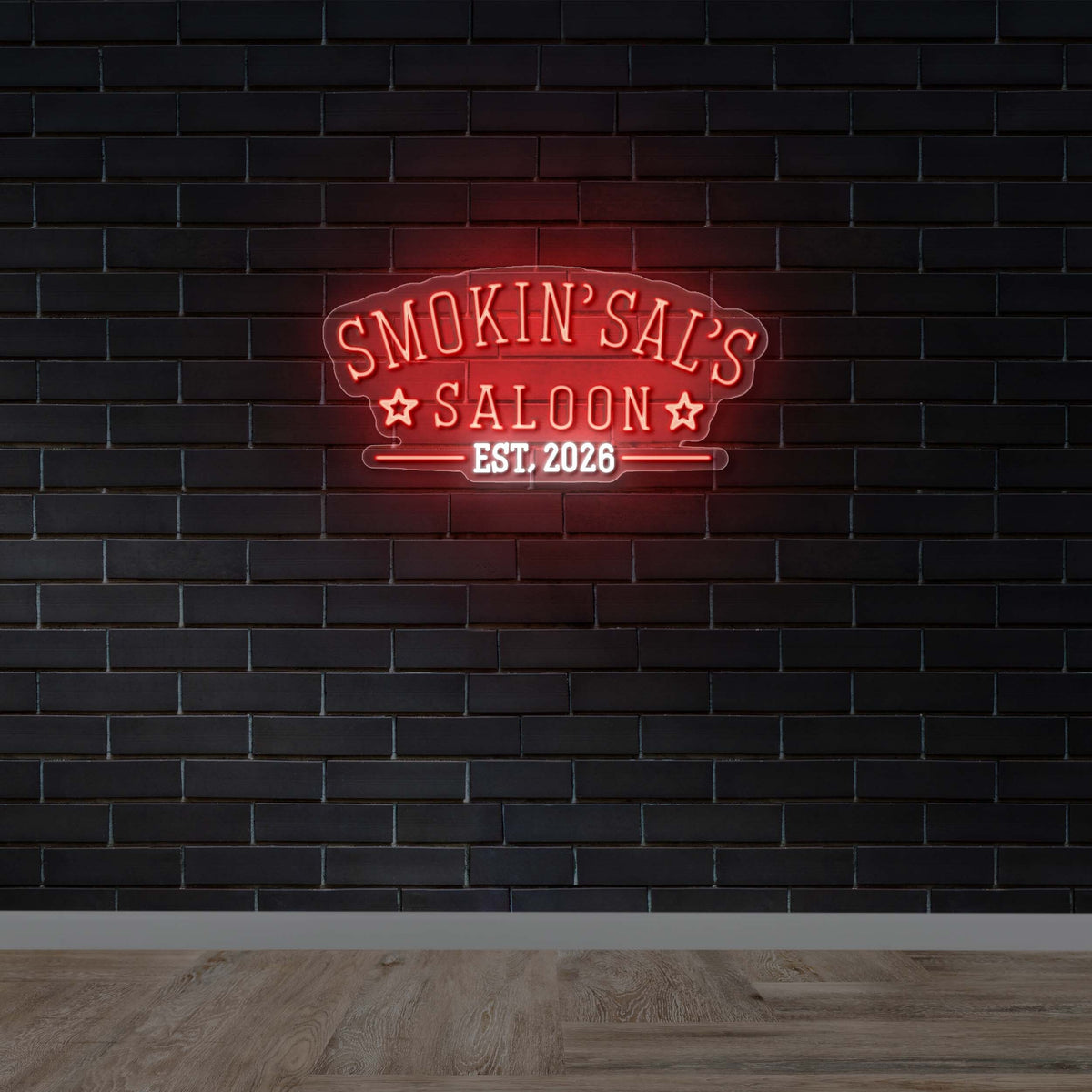 SMOKIN' SAL'S SALOON - Premium Neon Artwork