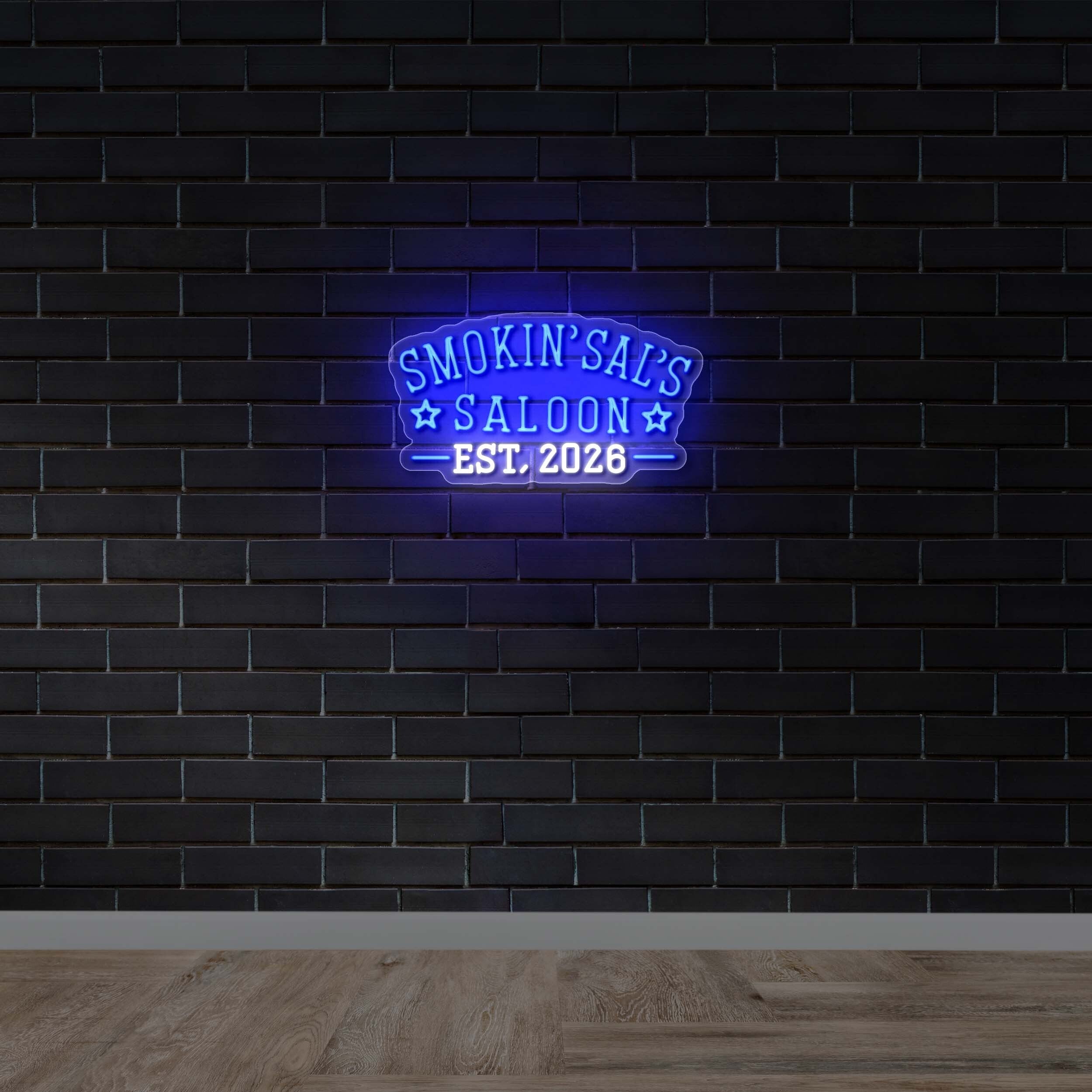 Smokin Sals Saloon Est 2026 - Premium Neon Artwork