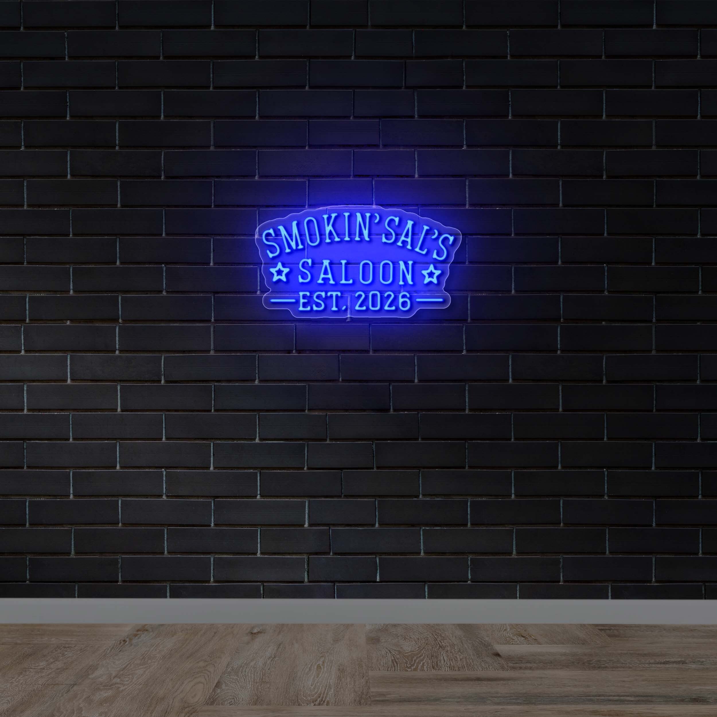 Smokin Sals Saloon Est 2026 - Premium Neon Artwork