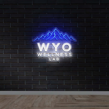 WYO WELLNESS LAB - Premium Neon Artwork